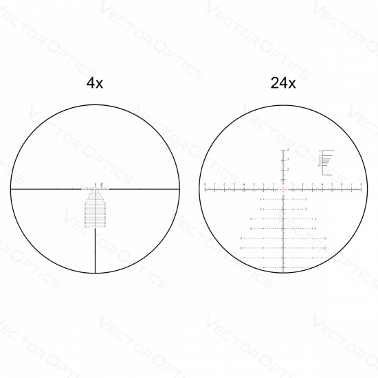 Puškohľad Vector Optics Continental 4-24x56 FFP MBR