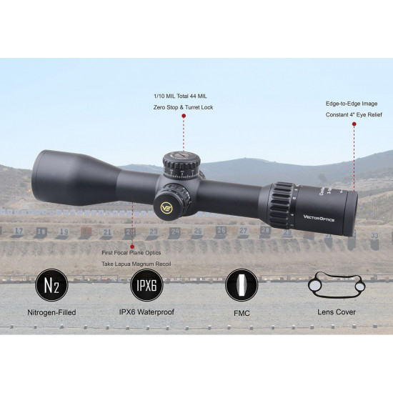 Puškohľad Vector Optics Continental 3-18x50 FFP