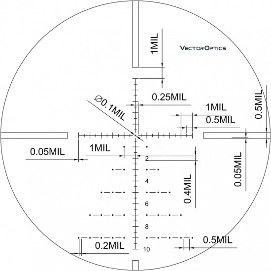 Puškohľad Vector Optics Paragon II 6-30x56