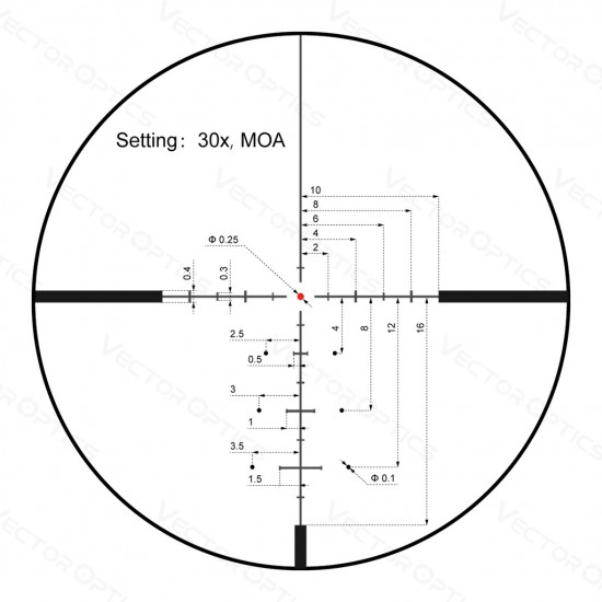 Puškohľad Vector Optics Continental 5-30x56